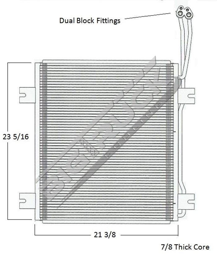 Big Truck Cooling Buy Now International Navistar Condenser