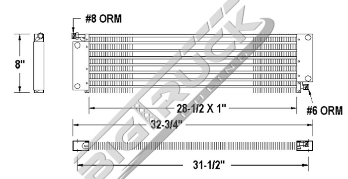 Big Truck Cooling Buy Now Peterbilt Condenser 0651413