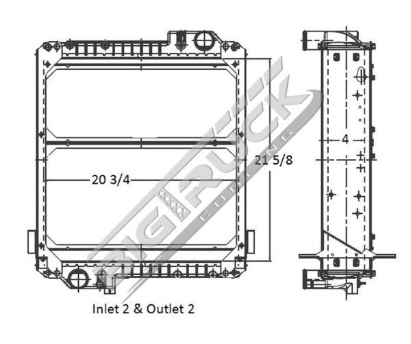 Big Truck Cooling - Buy Now! Massey Ferguson Radiator 0437889